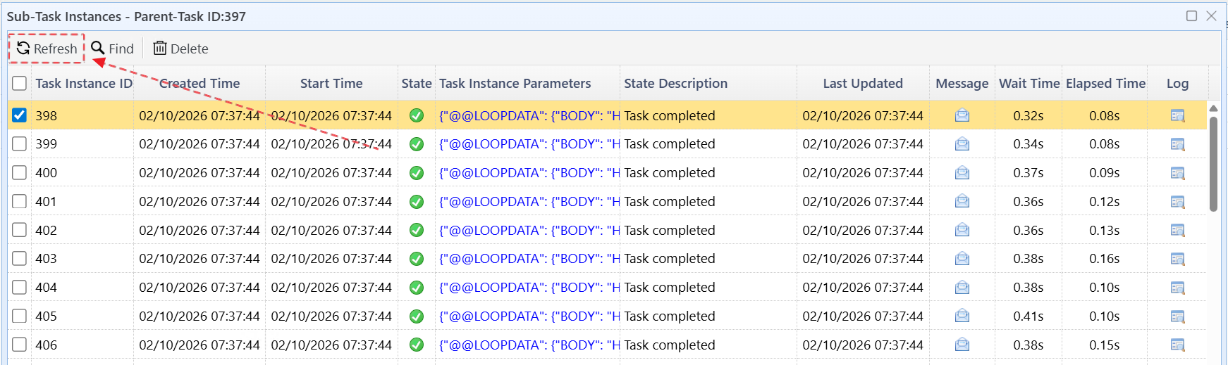 Click the "Refresh" button to show the "Approval & Send" button