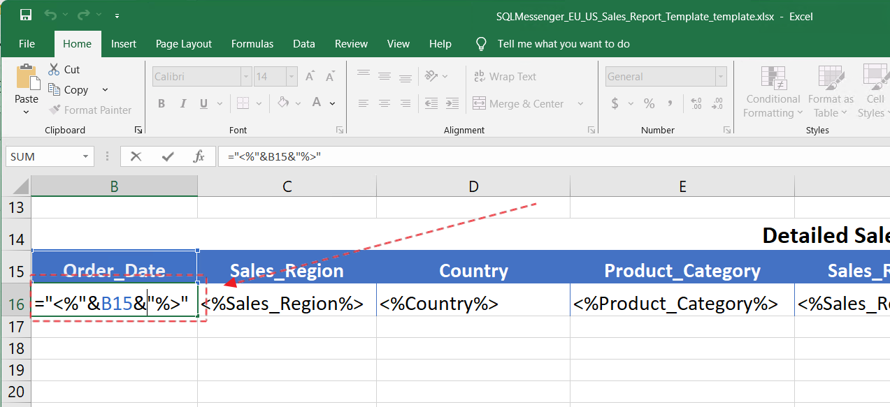 Quickly generate data cell markers using Excel formulas