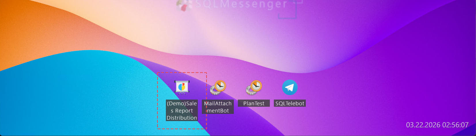 You can see the new icon after refreshing the page