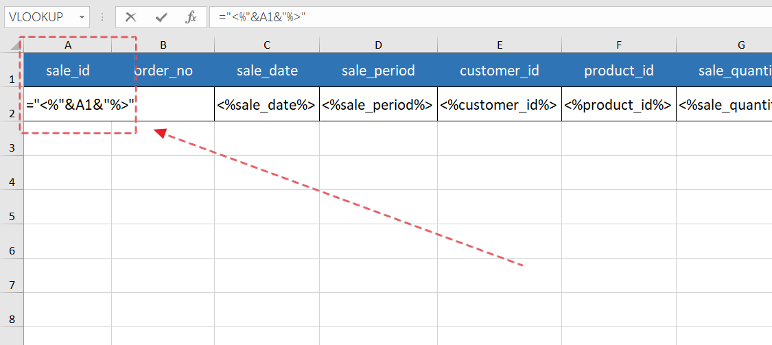 Generate data cell markers quickly using formulas