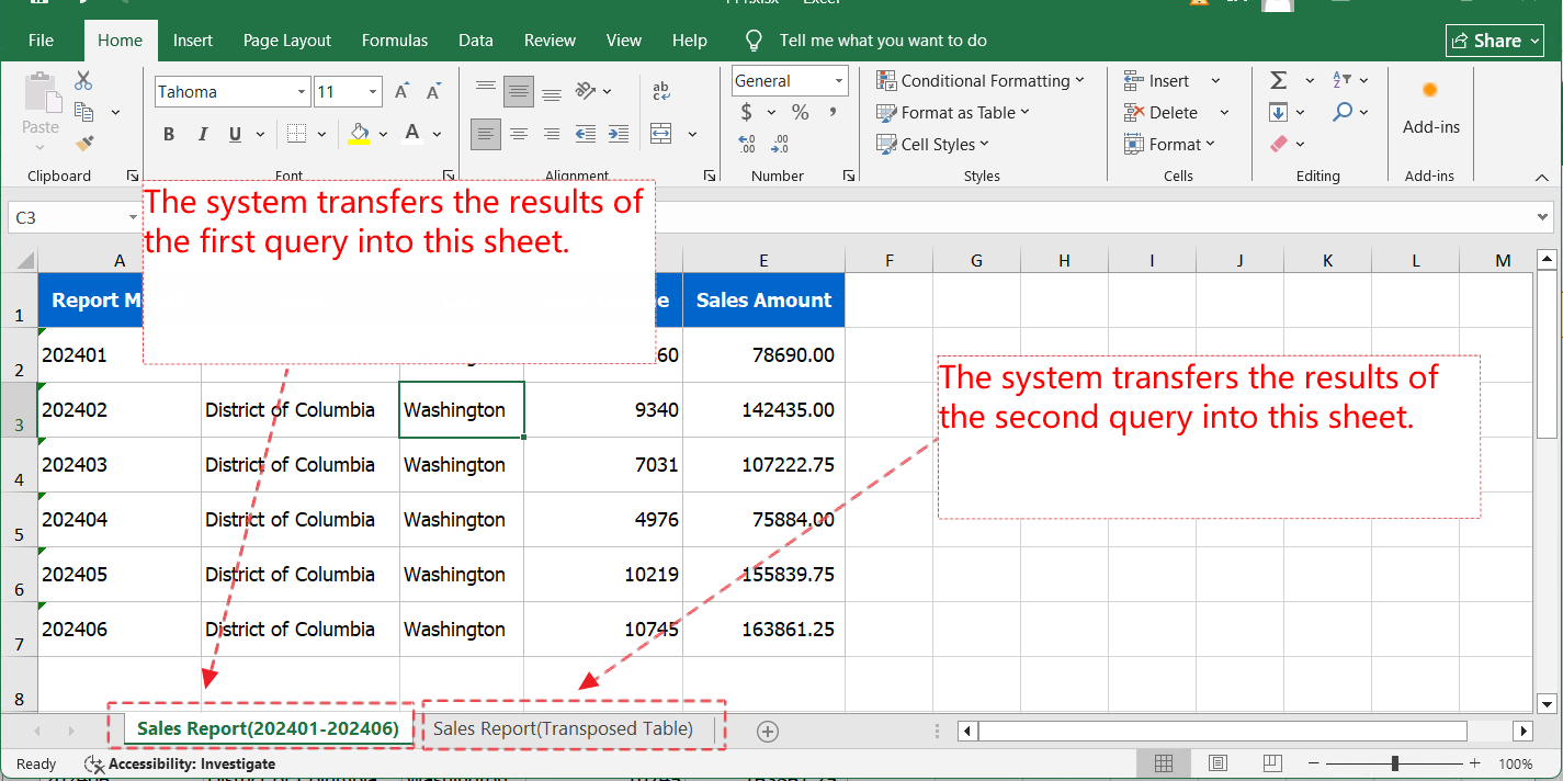 Excel attachment with multiple Sheets